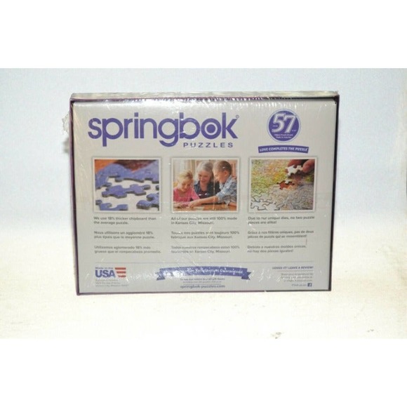 Springbok Animal Quackers Dogs Puppies Cats at Play 1000 Piece Puzzle NEW - Picture 2 of 3